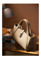 Fashionable Korean-style Large-capacity Leather Handbag