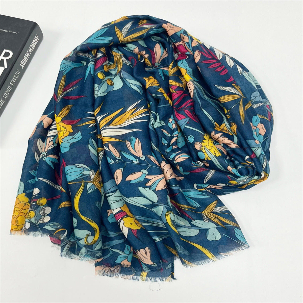 High-grade Shawl Ladies Tassel Printed Scarf