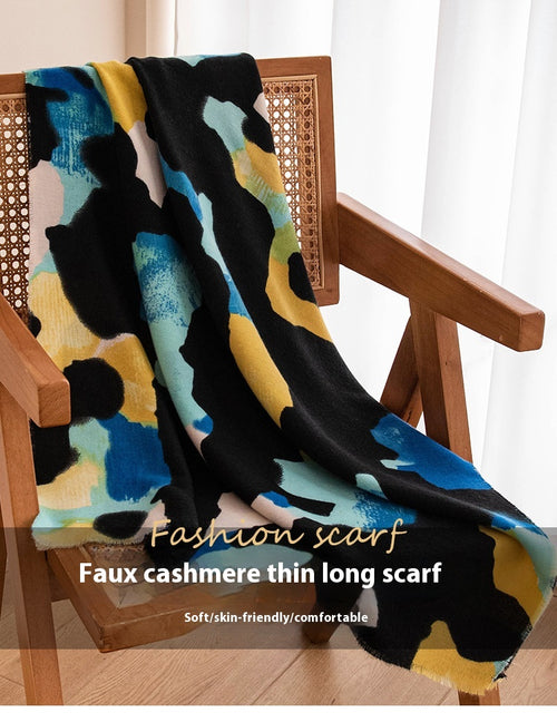 Autumn And Winter Cashmere Scarf Women's All-match Atmosphere High Sense