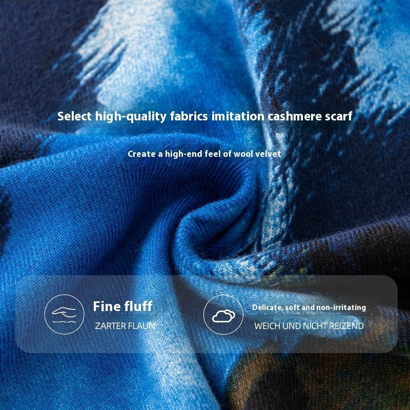 Cashmere Scarf Women's Versatile Atmosphere High Sense