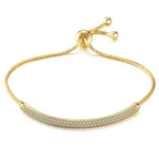 Exquisite Cold Wind Full Inlaid Zircon Curved Bracelet