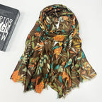 High-grade Shawl Ladies Tassel Printed Scarf
