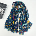 High-grade Shawl Ladies Tassel Printed Scarf