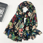 High-grade Shawl Ladies Tassel Printed Scarf