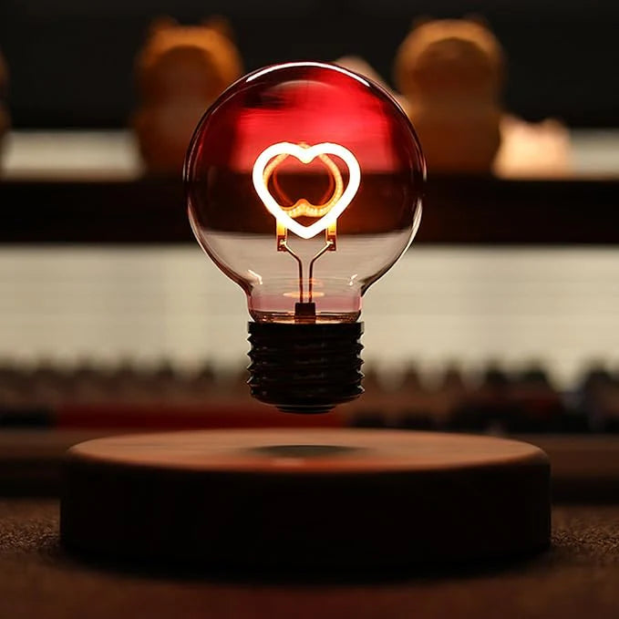 Levitating Heart LED Bulb Lamp ©