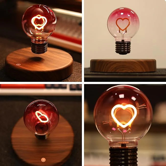 Levitating Heart LED Bulb Lamp ©