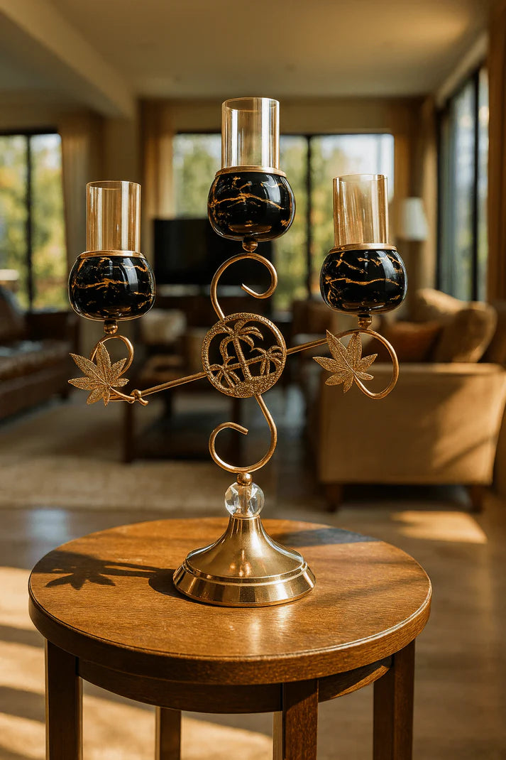 Luxury 3-Head Candle Holder
