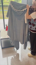 Cute Shark Sleeping Bag Shawl Cape Home