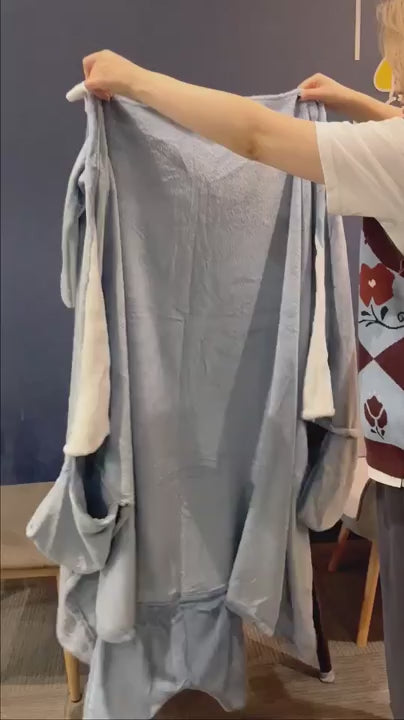 Cute Shark Sleeping Bag Shawl Cape Home